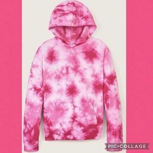 Victoria's Secret PINK CAMPUS Hoodie Size
Large BRAND NWT VS HOTT PINK HTF RARE